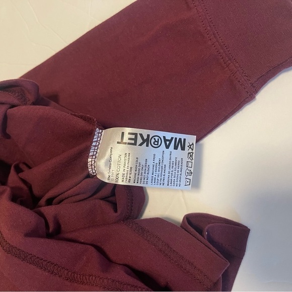 Market T-Shirt Long Sleeves Small The Alchemist Burgundy - Picture 7 of 10